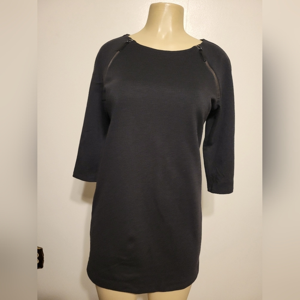 Michael Kors Black Long Sleeve Dress. Demure Office Classic Size 10